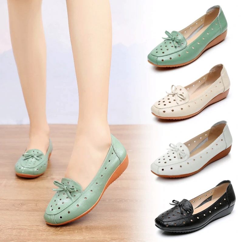 Delfina Dam Loafer Svarta Skor - Grön Hollow