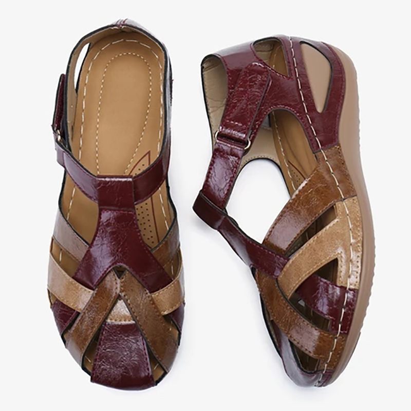 Delia Sandal Med Nära Tå För Kvinnor - Grön