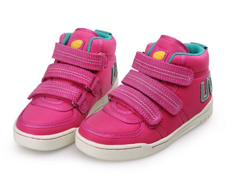 Delilah Höga Sneakers För Flickor - Fuscia