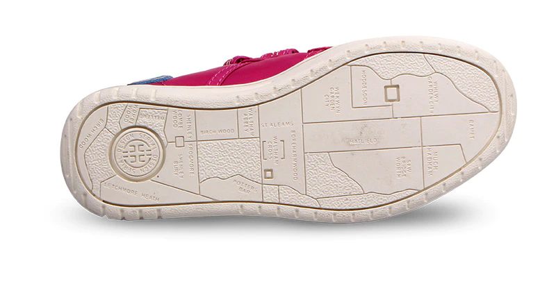 Delilah Höga Sneakers För Flickor - Fuscia