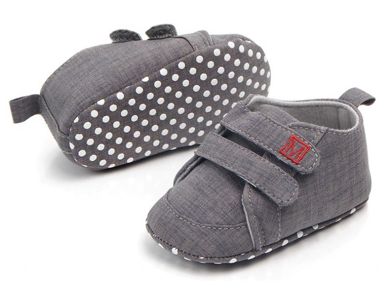 Delmey Baby Pojkar Casual Sneakers - Grå