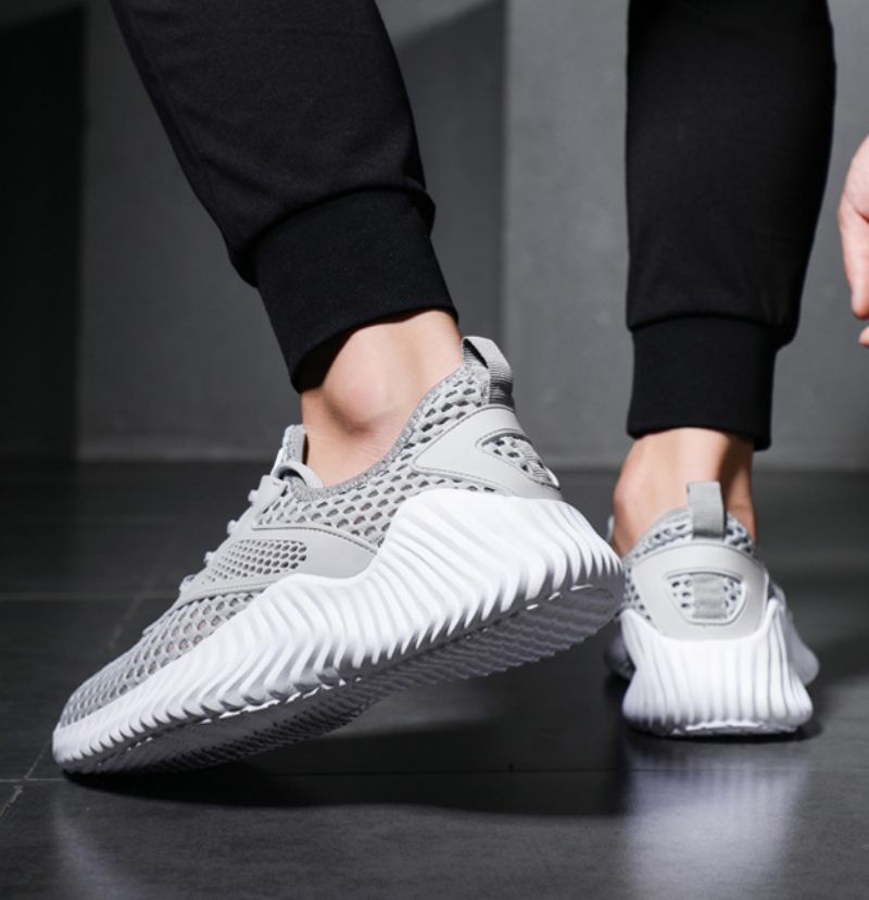 Delmey Modesneakers För Män - Grå