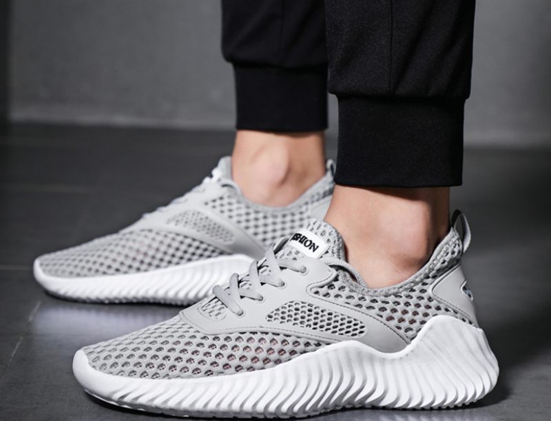Delmey Modesneakers För Män - Grå