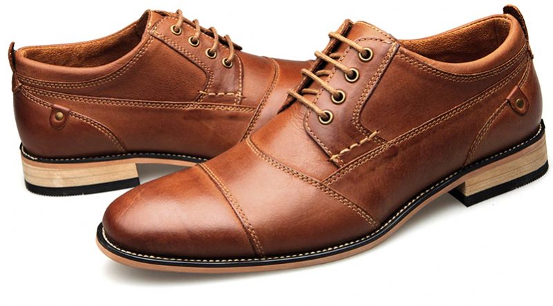 Demetrio Herr Casual Oxford - Kaffe
