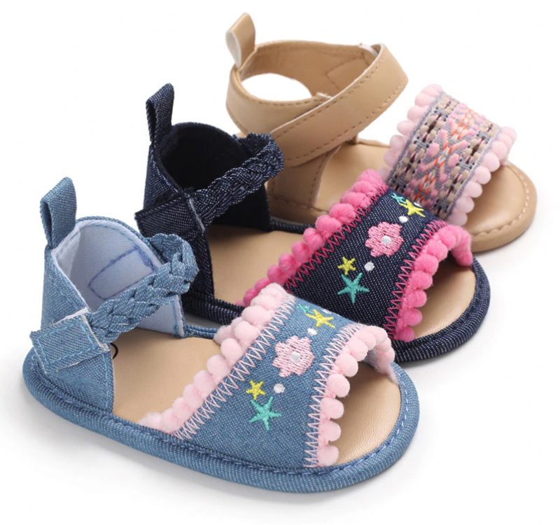 Demitria Baby Casual Flicksandaler - Svart
