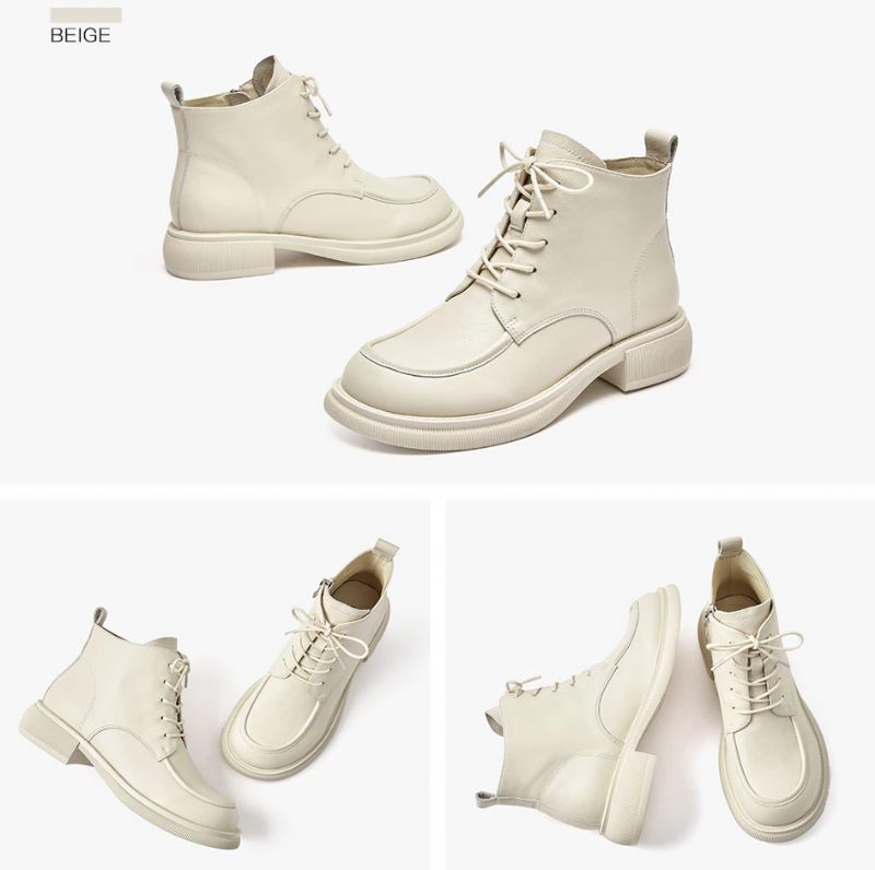 Denis Skinnstövlar För Kvinnor - Beige