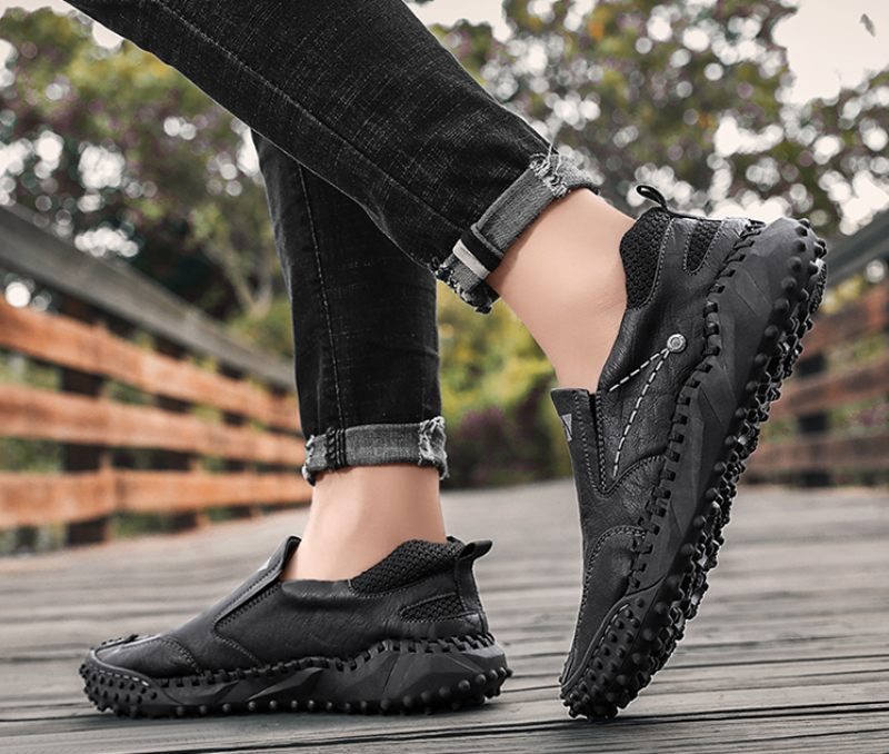 Dennis Loafers Klassiska Skor För Män - Grå
