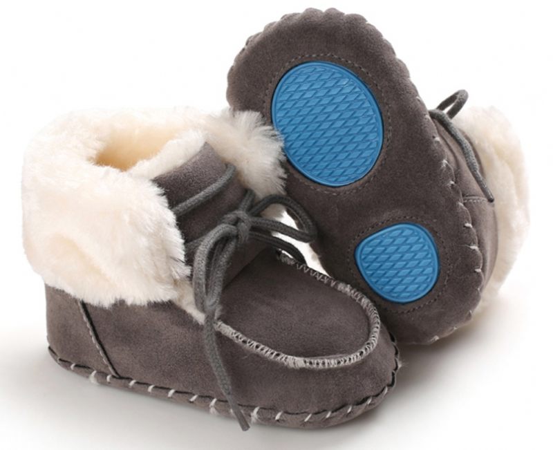 Denzel Baby Pojkar Vinterstövlar - Navy Päls
