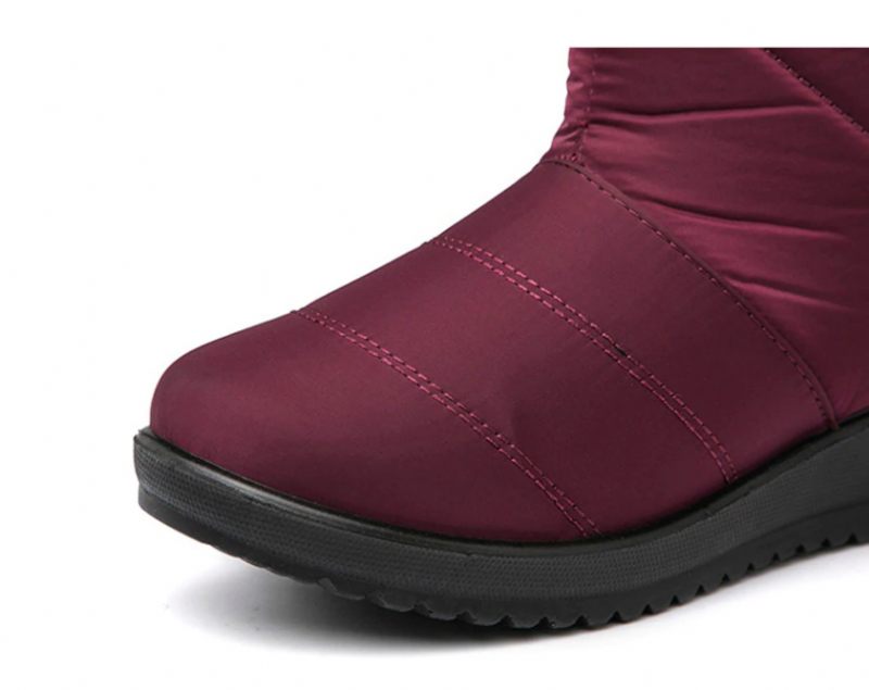 Devany Boots Mid Calf - Vinröd