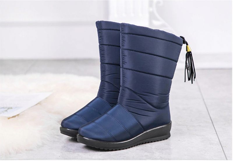 Devany Boots Mid Calf - Vinröd