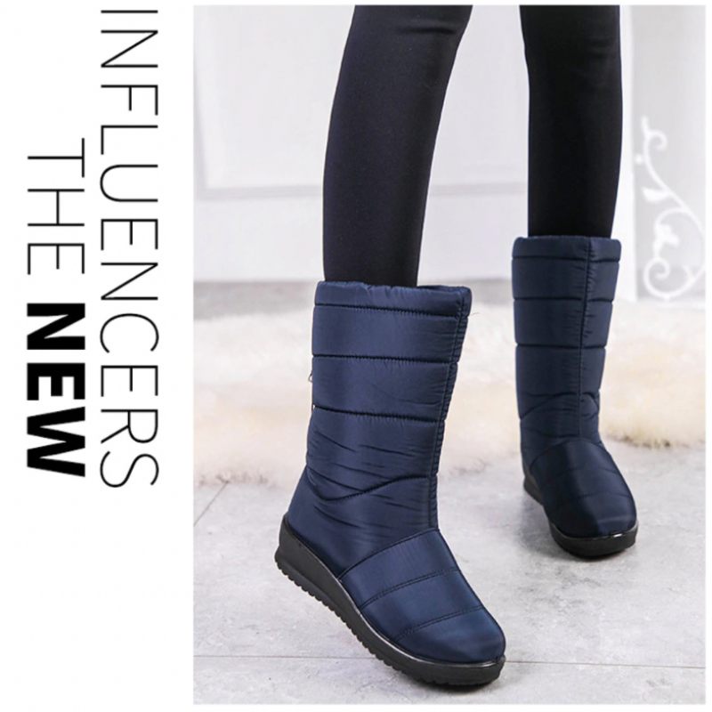 Devany Boots Mid Calf - Vinröd