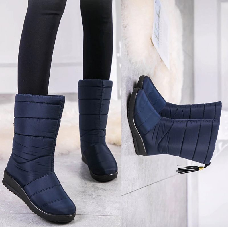 Devany Boots Mid Calf - Vinröd