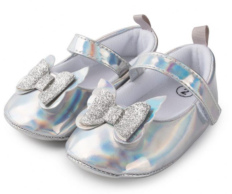 Deyna Platta Flickskor - Silver