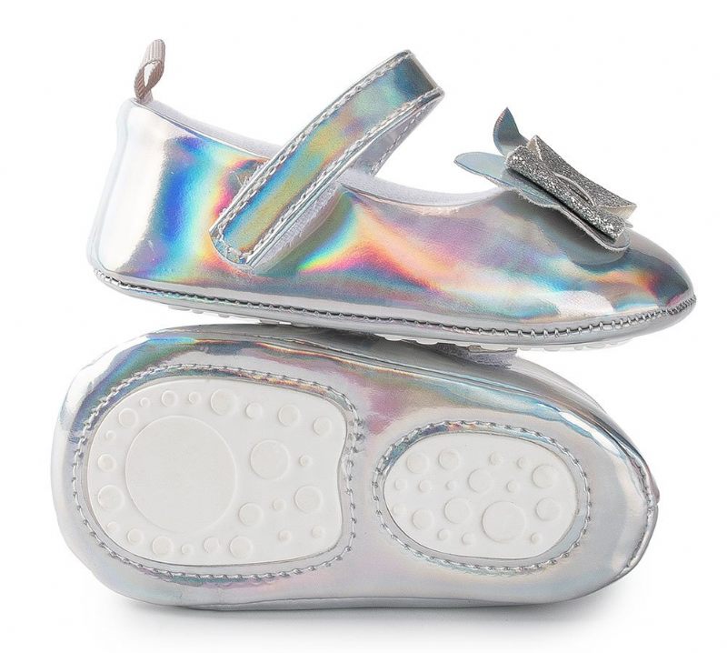 Deyna Platta Flickskor - Silver