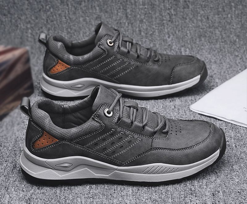 Dil Klassiska Sneakers För Män - Kaki