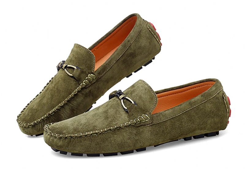 Diler Loafers Mockaskor För Män - Khaki