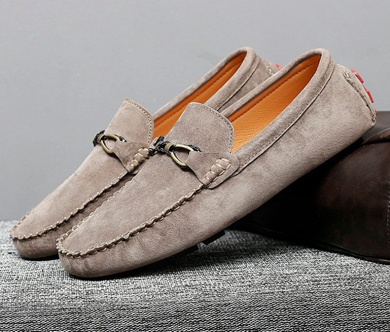 Diler Loafers Mockaskor För Män - Khaki