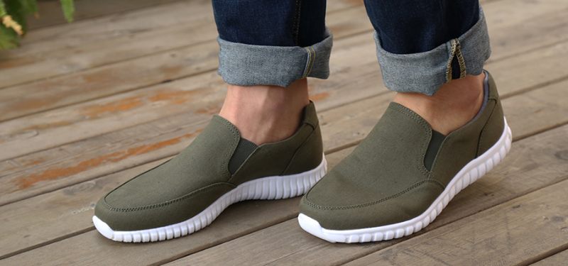 Dilmer Slip-on Sneakers För Män - Grön