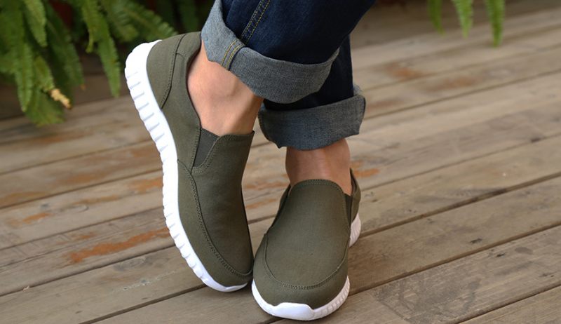 Dilmer Slip-on Sneakers För Män - Grön
