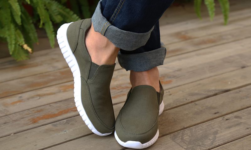 Dilmer Slip-on Sneakers För Män - Grön