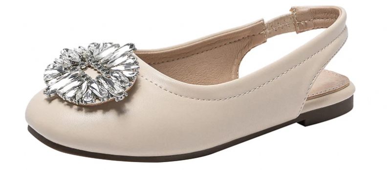 Dinah Platta Flickskor - Beige