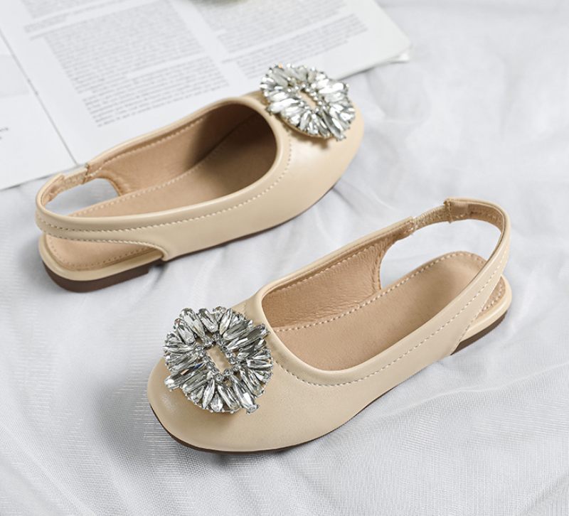 Dinah Platta Flickskor - Beige