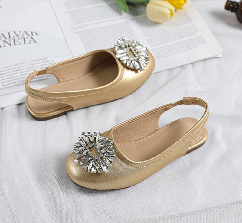 Dinah Platta Flickskor - Beige