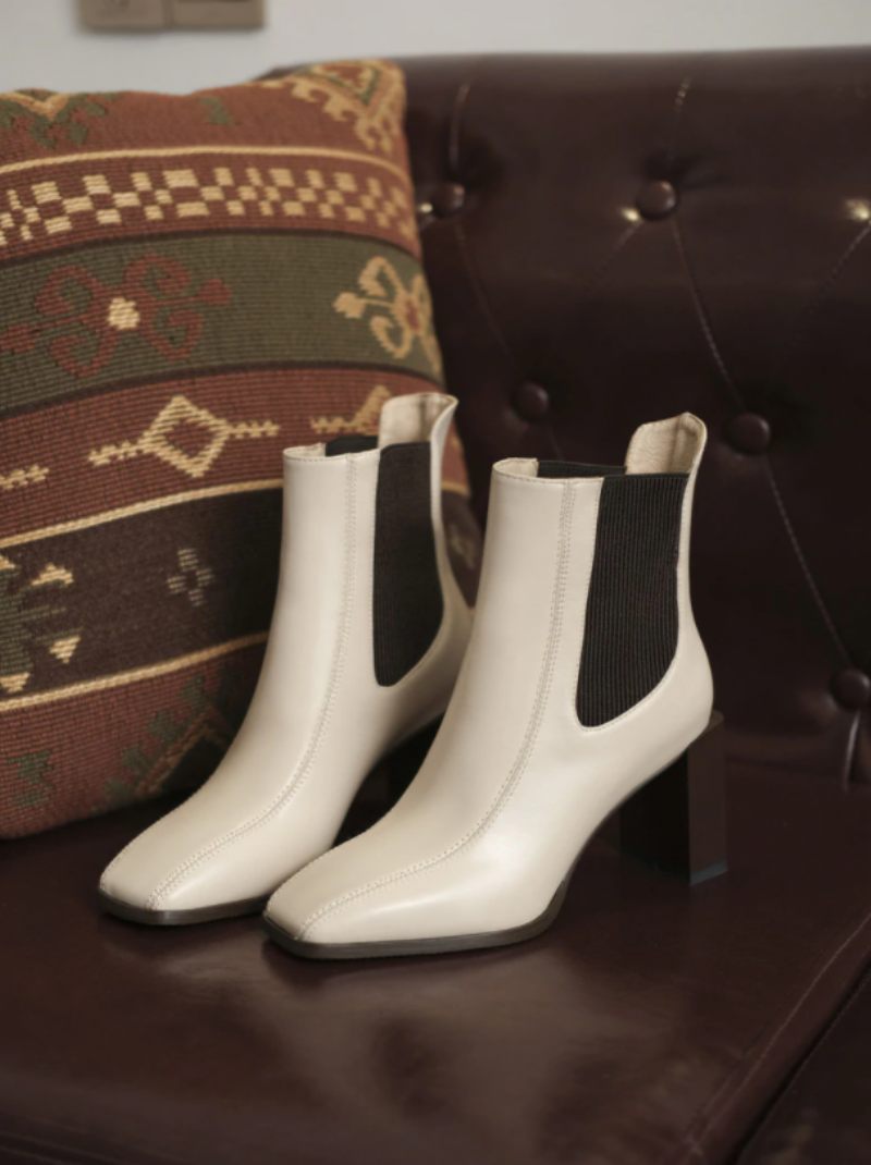 Dixie Boots Ankelhöjd - Beige