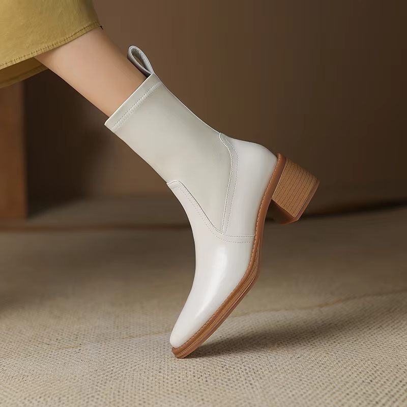 Doly Kvinnors Höst Mid Calf Boots - Svart