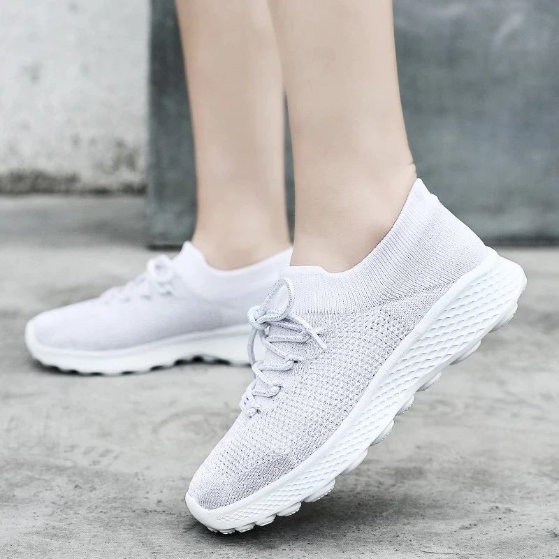 Dominga Sneaker Dam Andas Snöra Sport Platta Skor - Rosa