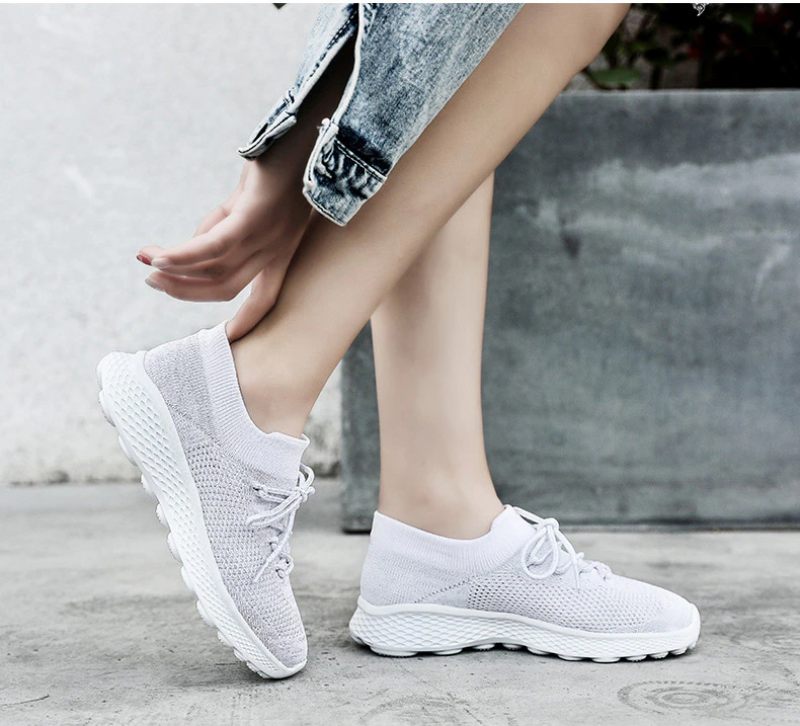 Dominga Sneaker Dam Andas Snöra Sport Platta Skor - Rosa
