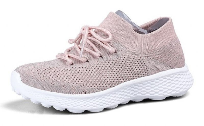 Dominga Sneaker Dam Andas Snörning Sport Flat Svarta Skor - Svart
