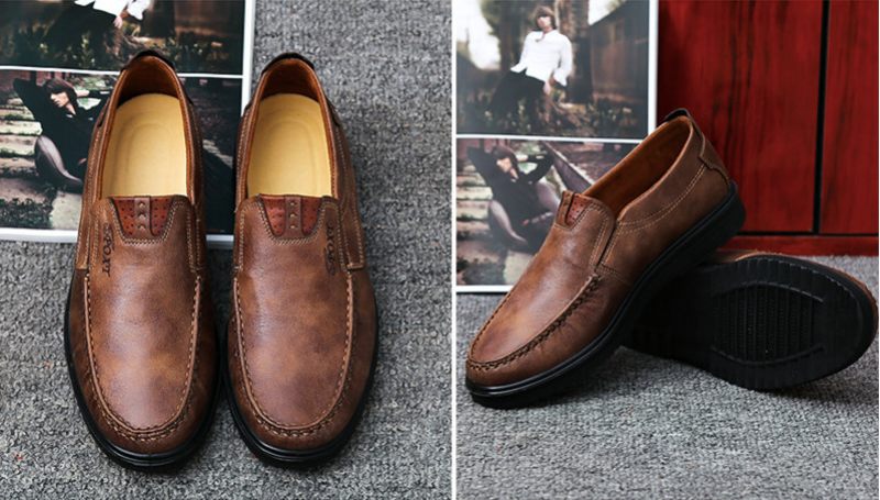 Domingo Loaferskor För Män - Kaki