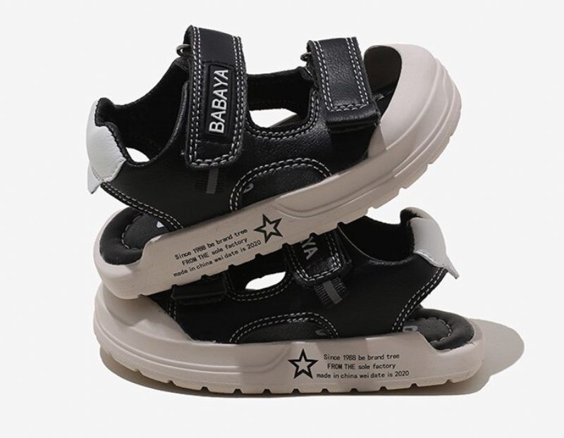 Doncik Unisex Casual Sandal För Barn - Svart
