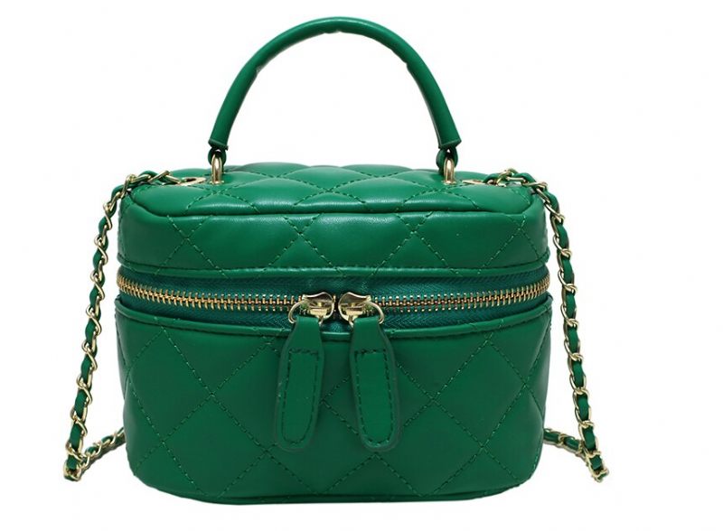 Dory Crossbody Handväska I Miniläder För Kvinnor - Grön