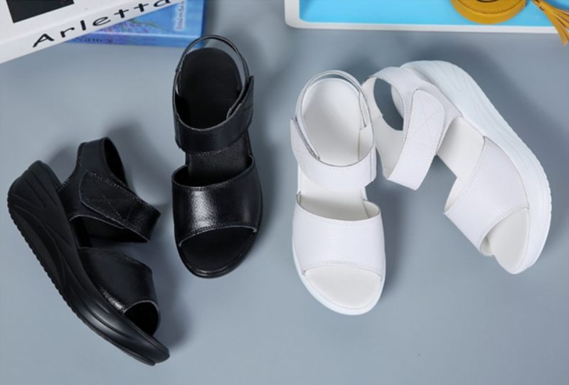 Dorys Platform Sandal För Kvinnor - Svart