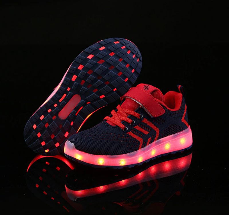 Downey Lighted Sneaker För Pojkar - Blå