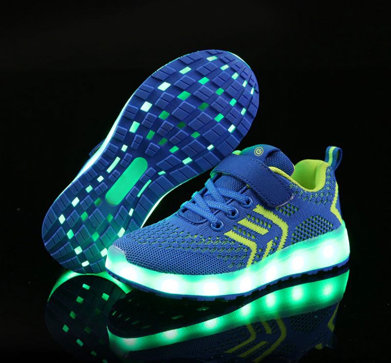 Downey Lighted Sneaker För Pojkar - Blå