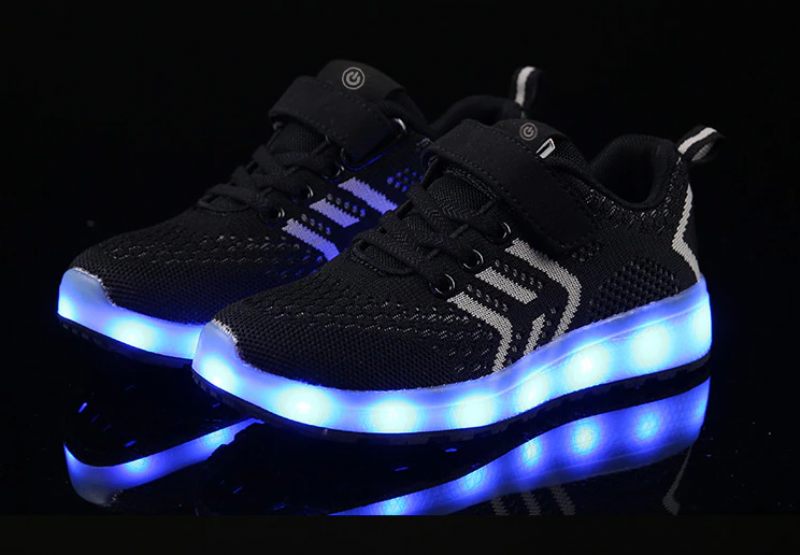 Downey Lighted Sneaker För Pojkar - Blå