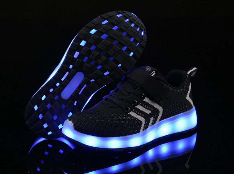 Downey Lighted Sneaker För Pojkar - Blå