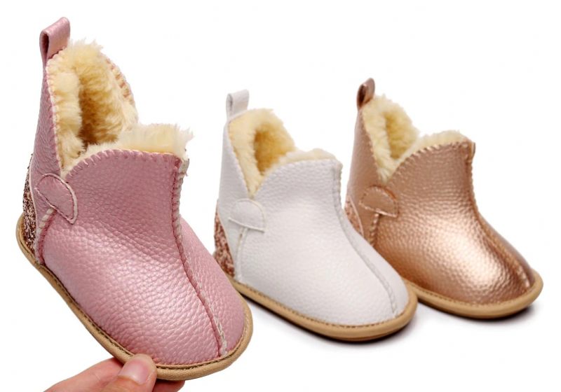 Dua Baby Flickors Vinterstövlar - Brun Päls