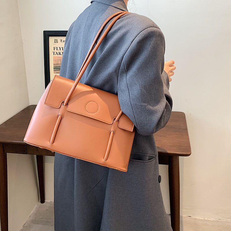 Duff Luxury Designer Small Tote Handväska För Kvinnor - Svart