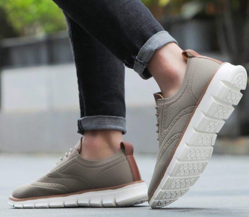Ed Casual Sneakers För Män - Beige
