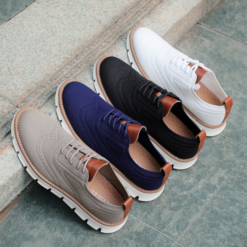 Ed Casual Sneakers För Män - Beige