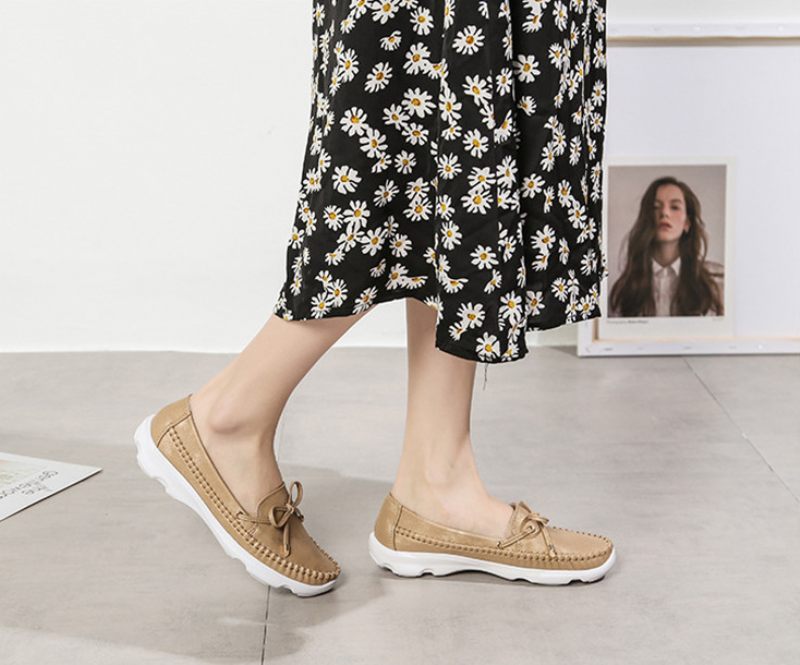Edesia Läder Loafer För Kvinnor - Rosa
