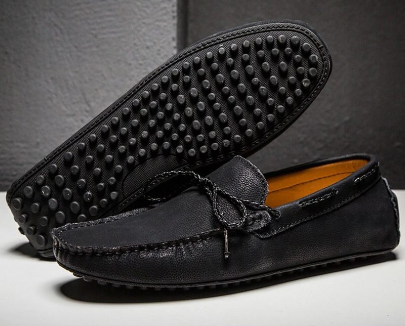 Edgar Loafers Skor För Män - Svart