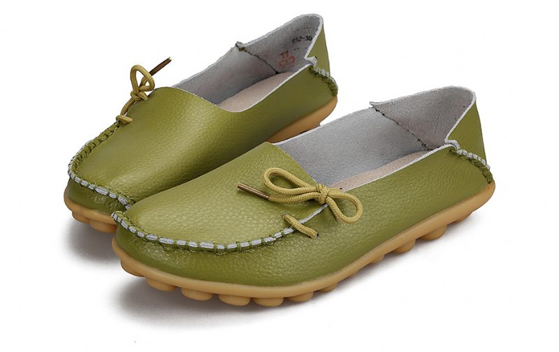 Edyta Loafers - Ljusgrön