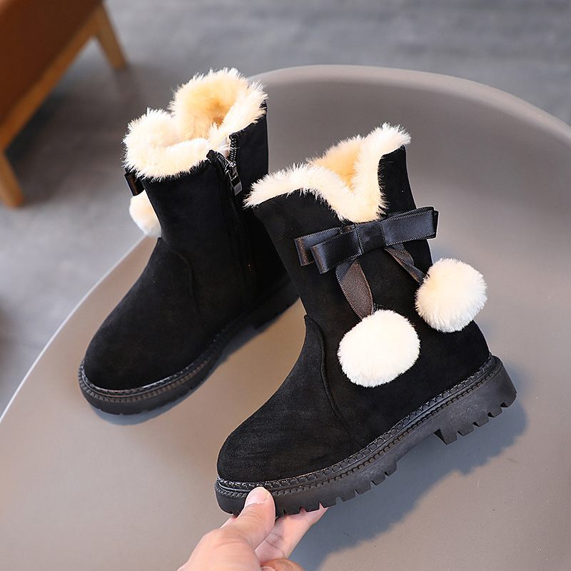 Eglee Fashion Boot För Flickor - Röd Päls