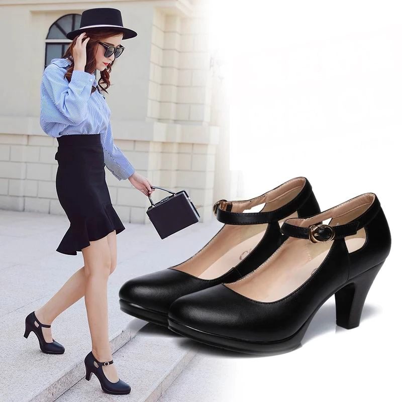 Eimy Bekväma Light Pumps-skor För Kvinnor - Svart