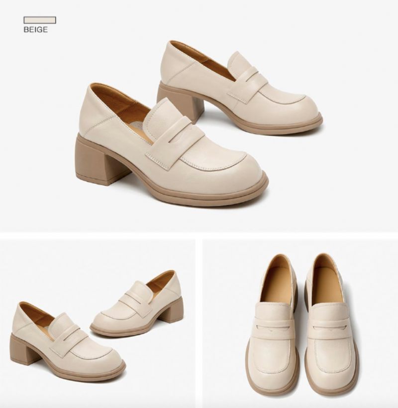 Eizy Mockasinskor För Kvinnor - Beige